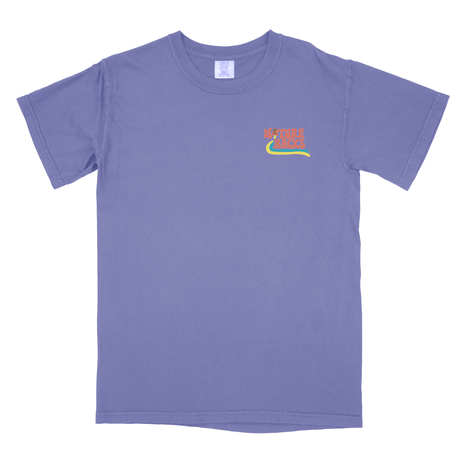 Nature Backs Comfort Colors Happy Days Twilight Short Sleeve T-Shirt | Nature-Inspired Design on Ultra-Soft Fabric
