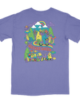 Nature Backs Comfort Colors Happy Days Twilight Short Sleeve T-Shirt | Nature-Inspired Design on Ultra-Soft Fabric