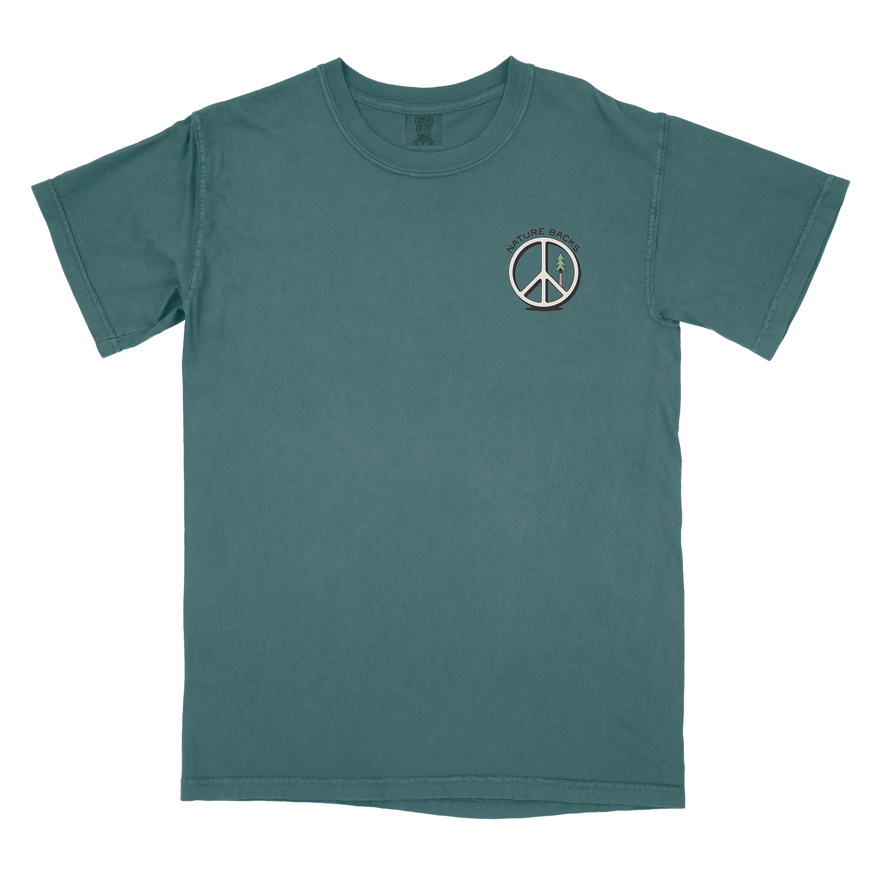 Nature Backs Comfort Colors Harmony Spruce Short Sleeve T-Shirt | Nature-Inspired Design on Ultra-Soft Fabric