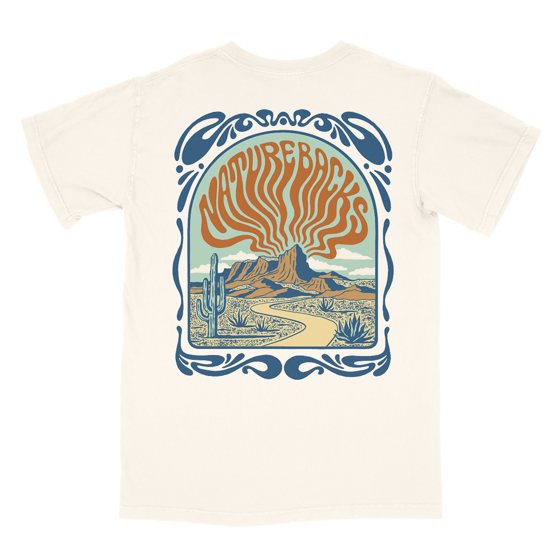 Nature Backs Comfort Colors Mesa Natural Short Sleeve T-Shirt | Nature-Inspired Design on Ultra-Soft Fabric
