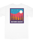 Nature Backs Comfort Colors Moon White Short Sleeve T-Shirt | Nature-Inspired Design on Ultra-Soft Fabric