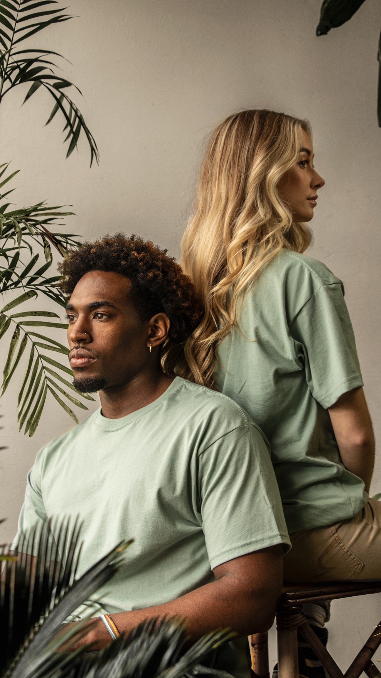 Nature Backs Short Sleeve 100% Organic Cotton T-Shirt | Minimalist Bay Short Sleeve made with Eco-Friendly Fibers Sustainably made in the USA 