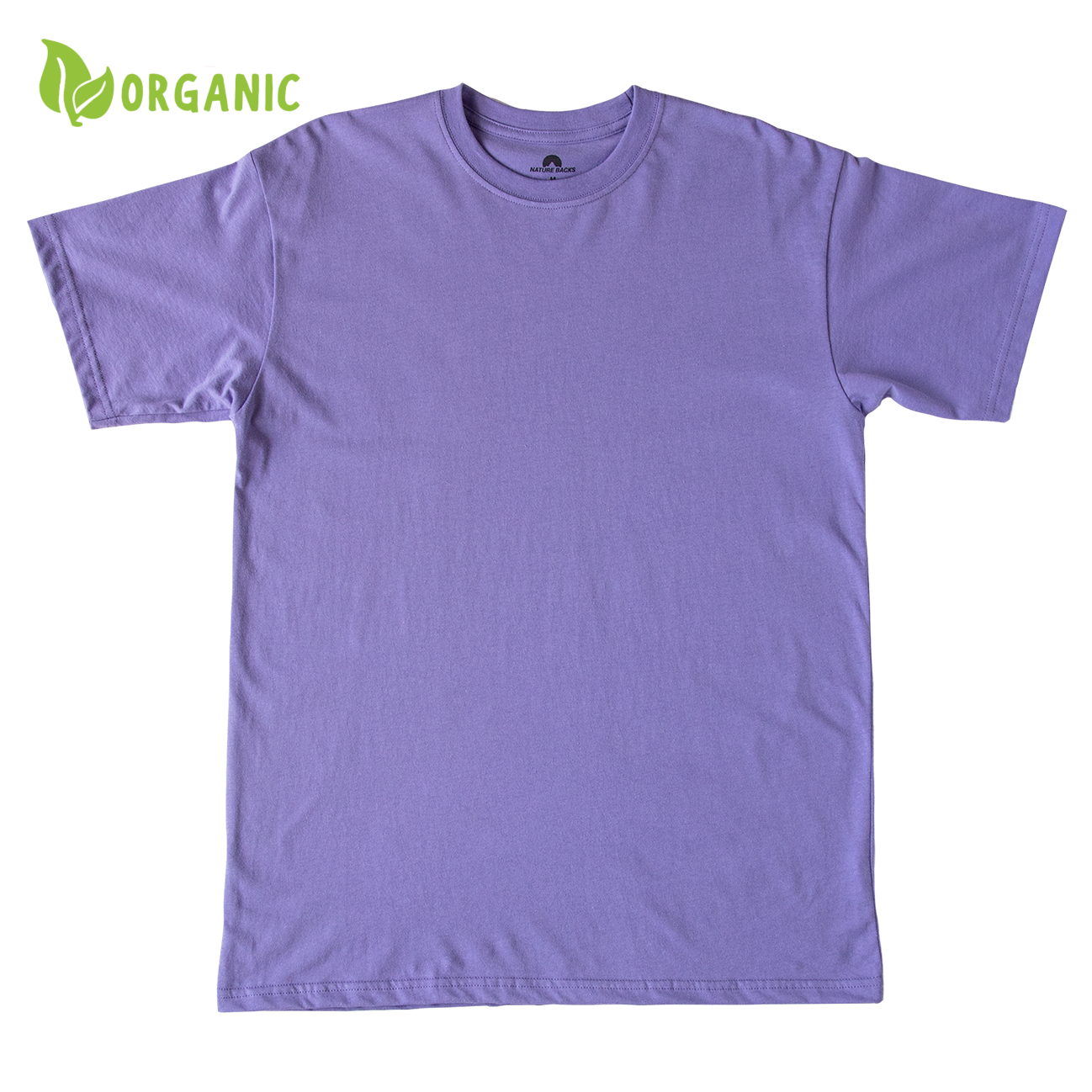Nature Backs Short Sleeve 100% Organic Cotton T-Shirt | Minimalist Twilight Short Sleeve made with Eco-Friendly Fibers Sustainably made in the USA 