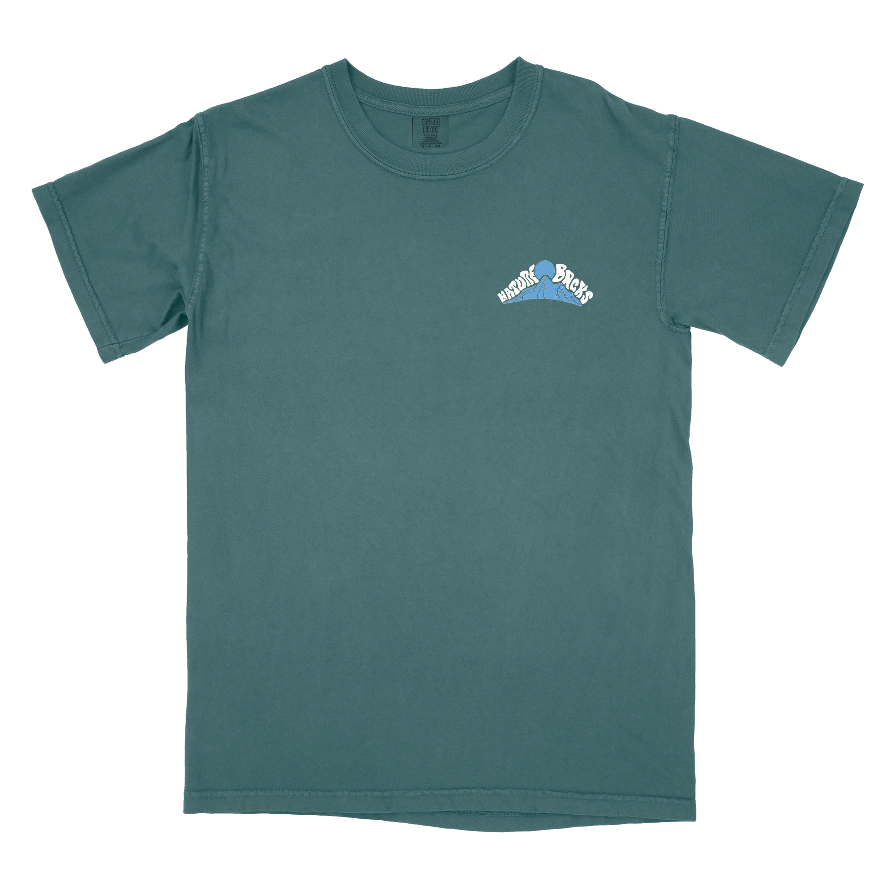 Nature Backs Comfort Colors Waves Spruce Short Sleeve T-Shirt | Nature-Inspired Design on Ultra-Soft Fabric