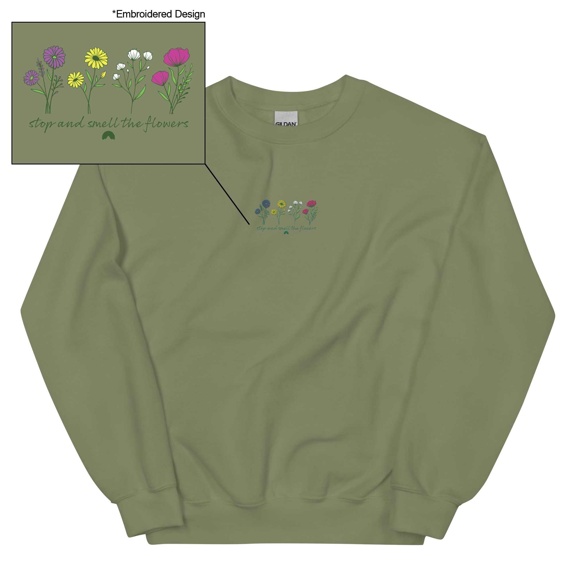 Smell the Flowers Sweatshirt