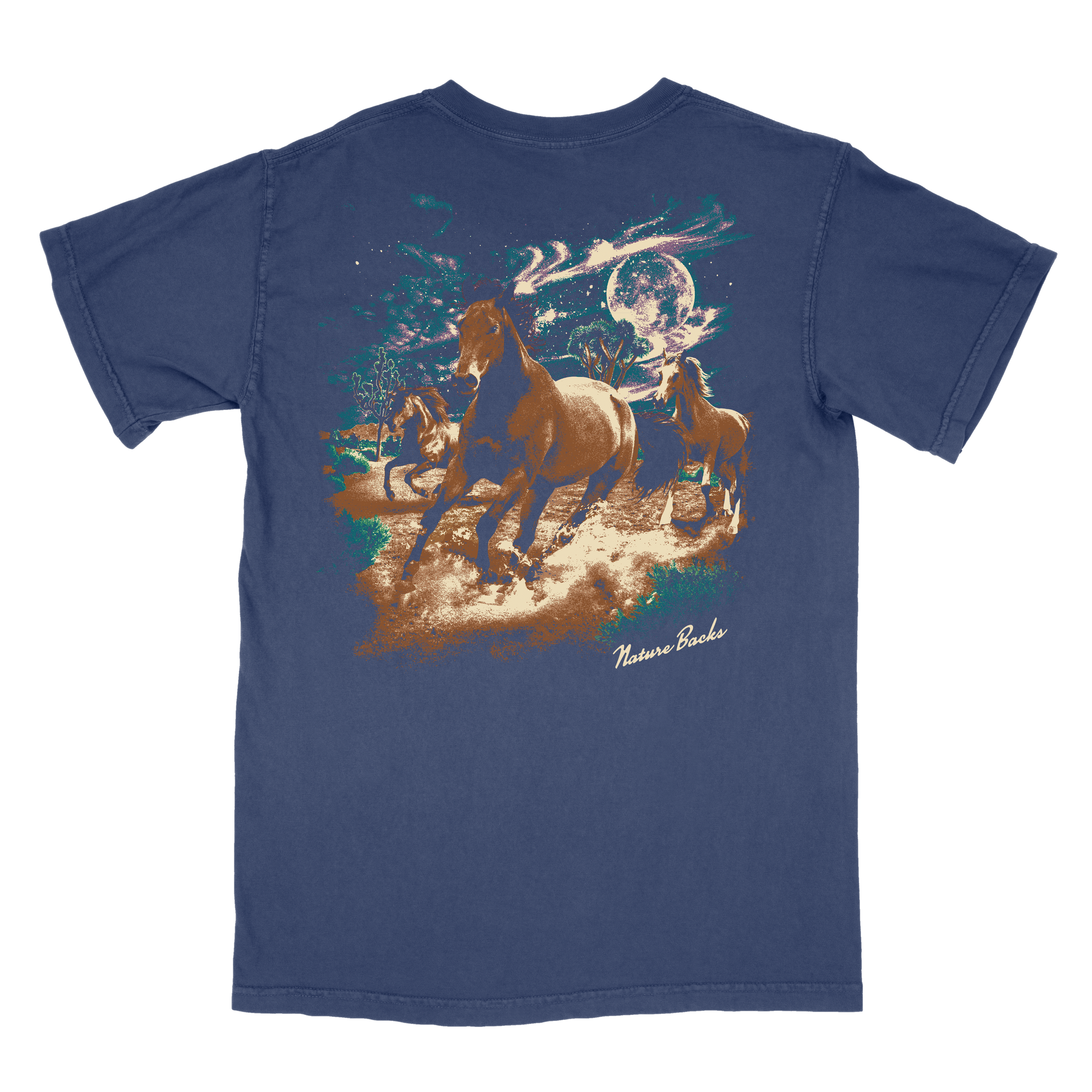 Freedom - Wild Horses (Deep Blue)