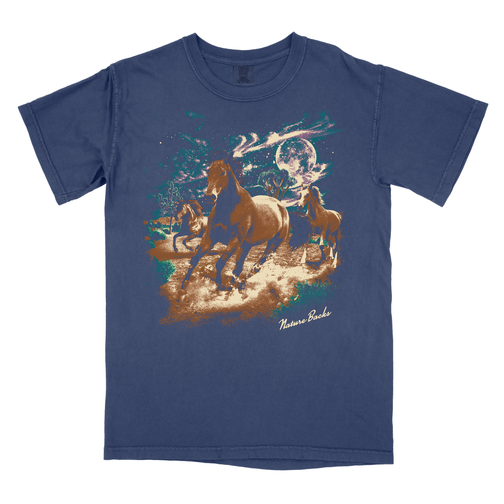 Freedom - Wild Horses Front Print