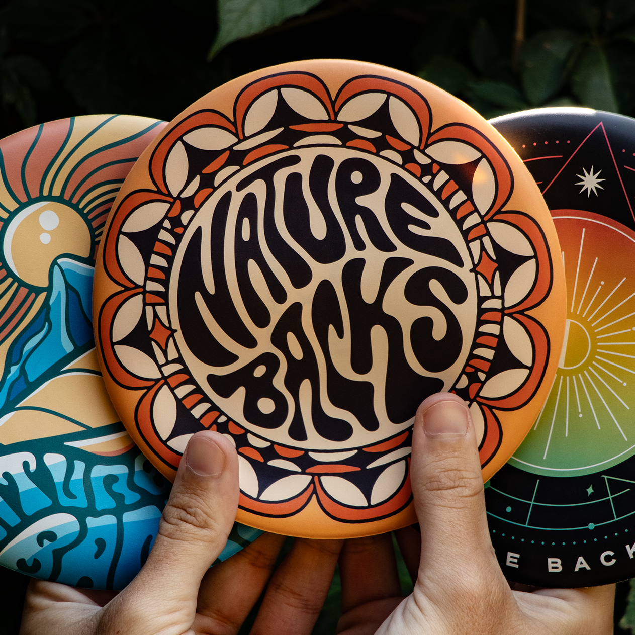 Nature Backs X Waboba Wingman Flying Disc Collab | Nature Backs Wingman Flying Disc is a Foldable Silicone disc - Made for Indoors or Outdoors
