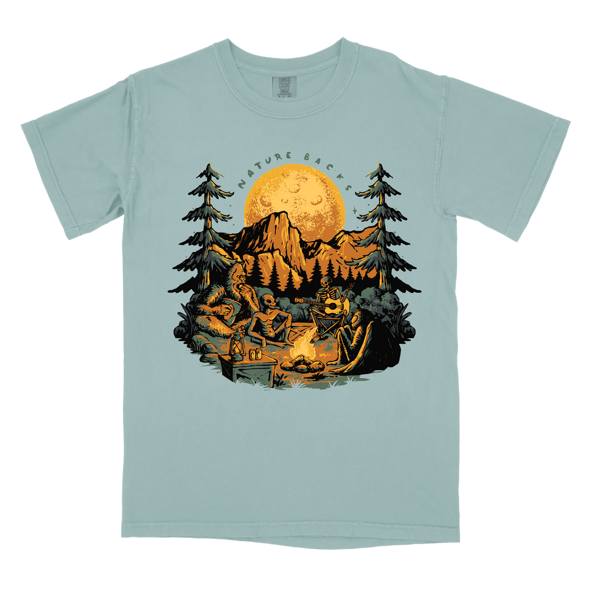 Camp Cryptid Front Print