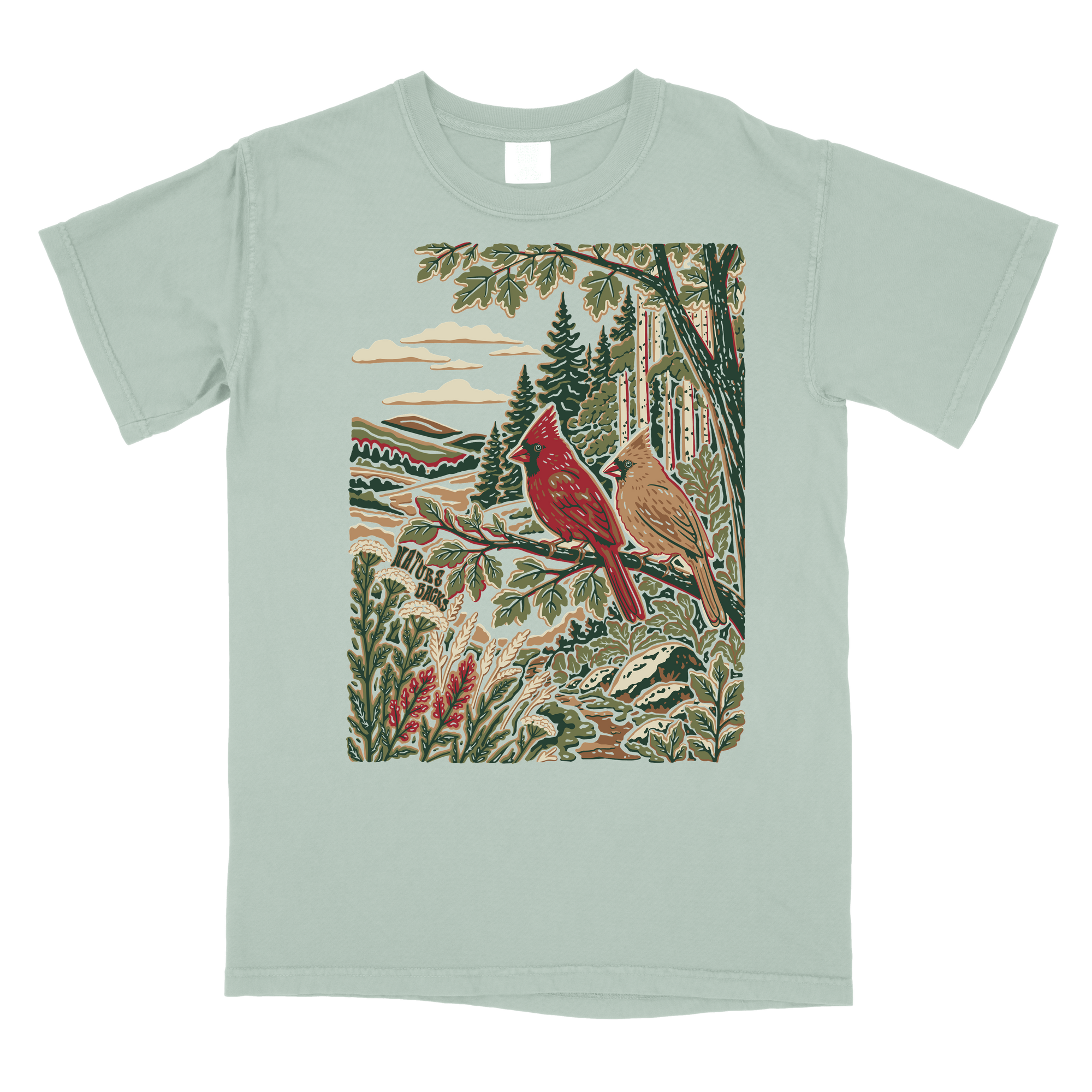 Crimson Cardinal Front Print