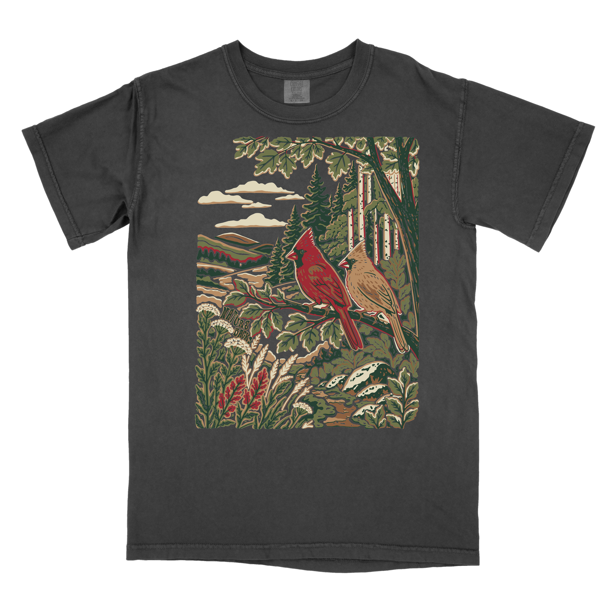 Crimson Cardinal Front Print
