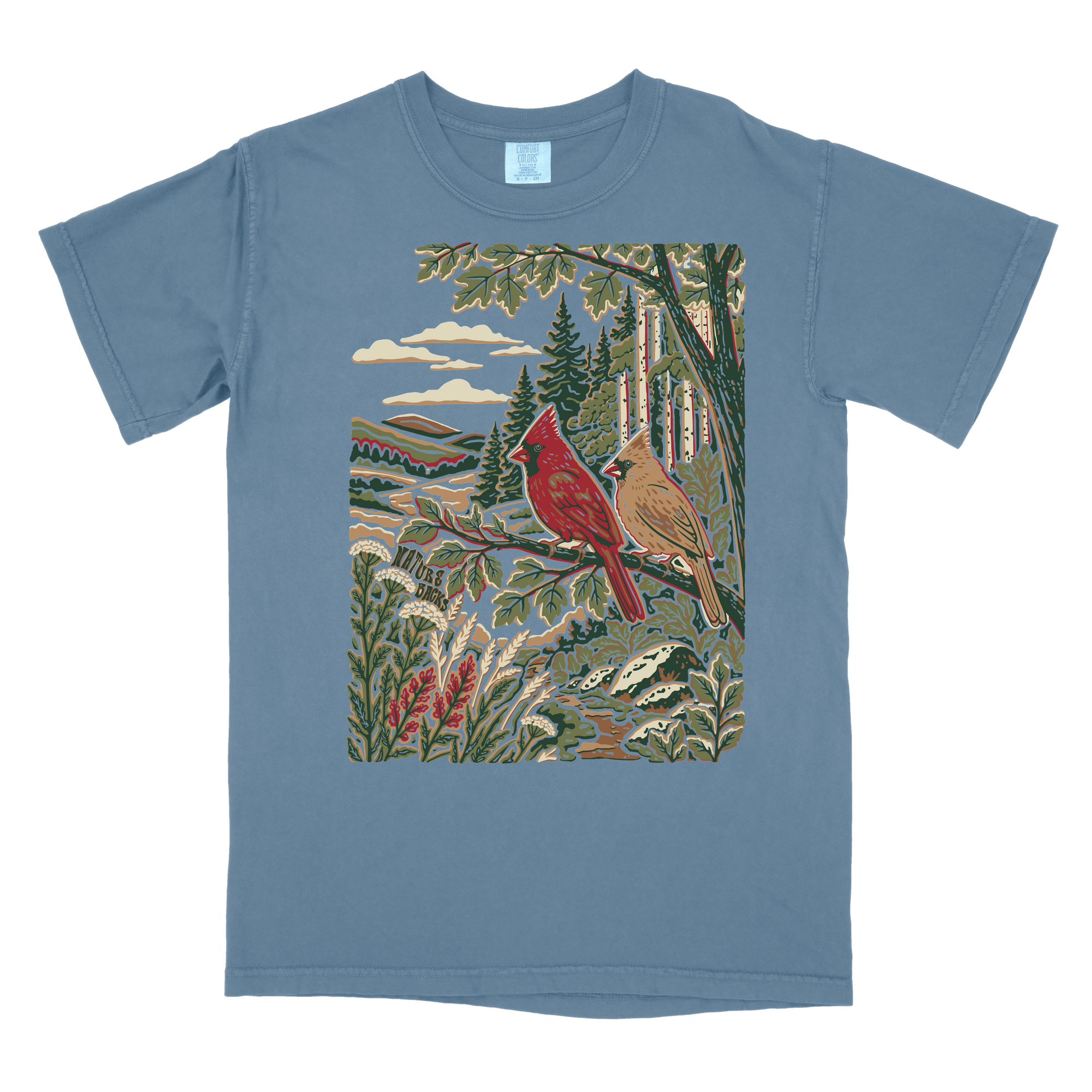 Crimson Cardinal Front Print