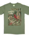 Crimson Cardinal Front Print