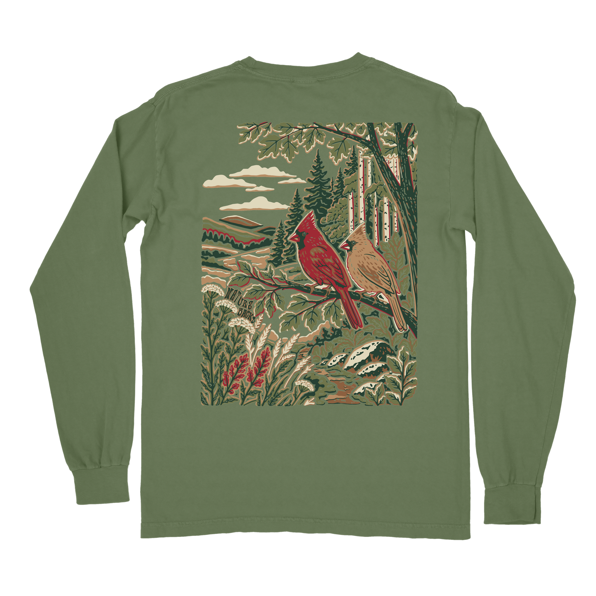 Crimson Cardinal Long Sleeve