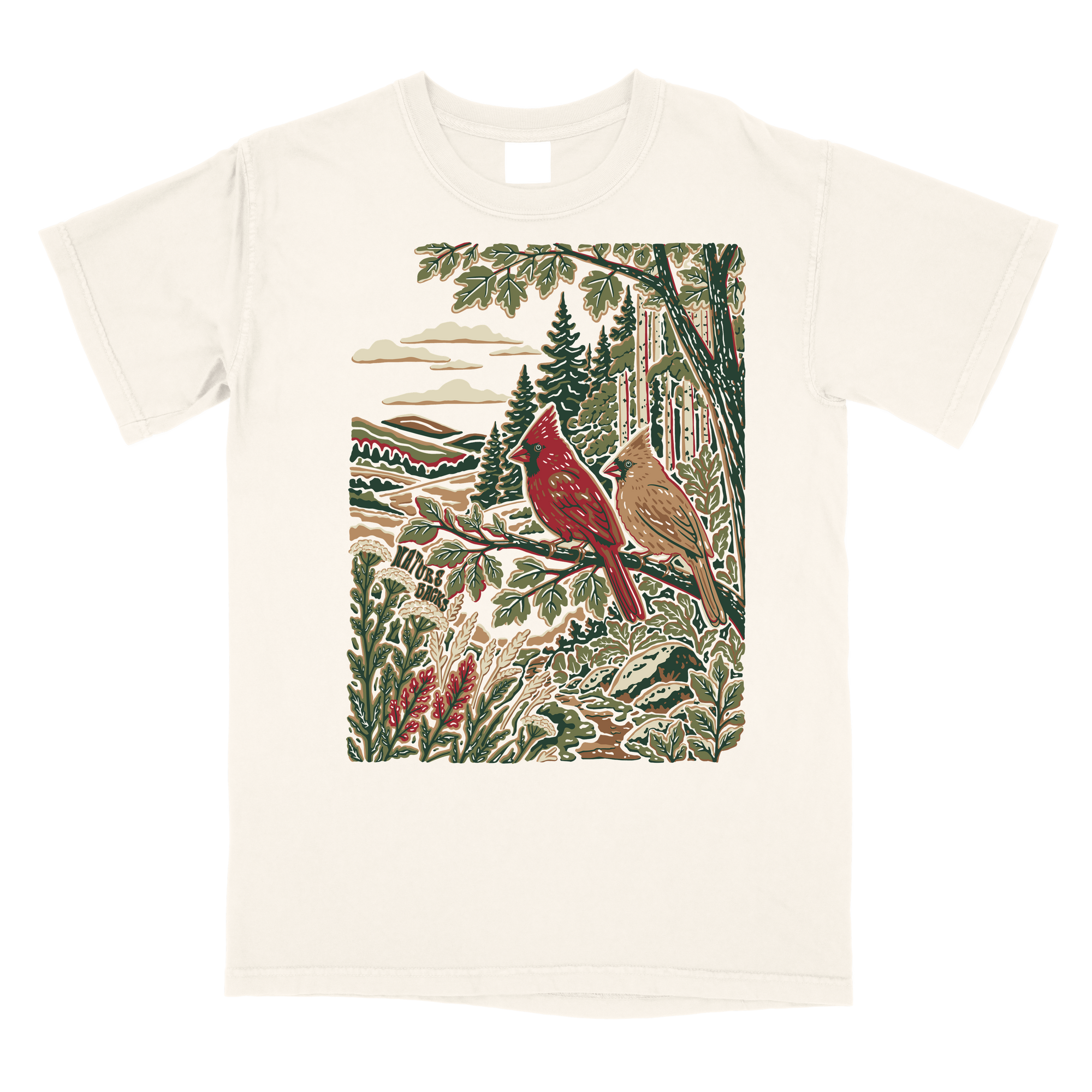 Crimson Cardinal Front Print