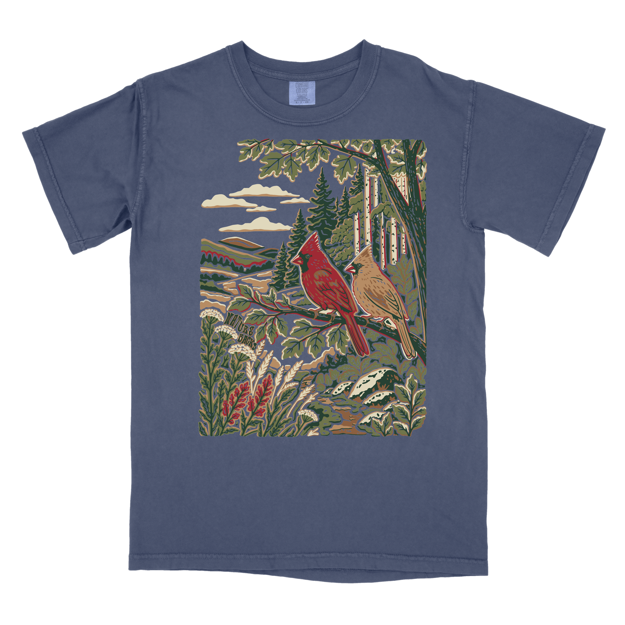 Crimson Cardinal Front Print
