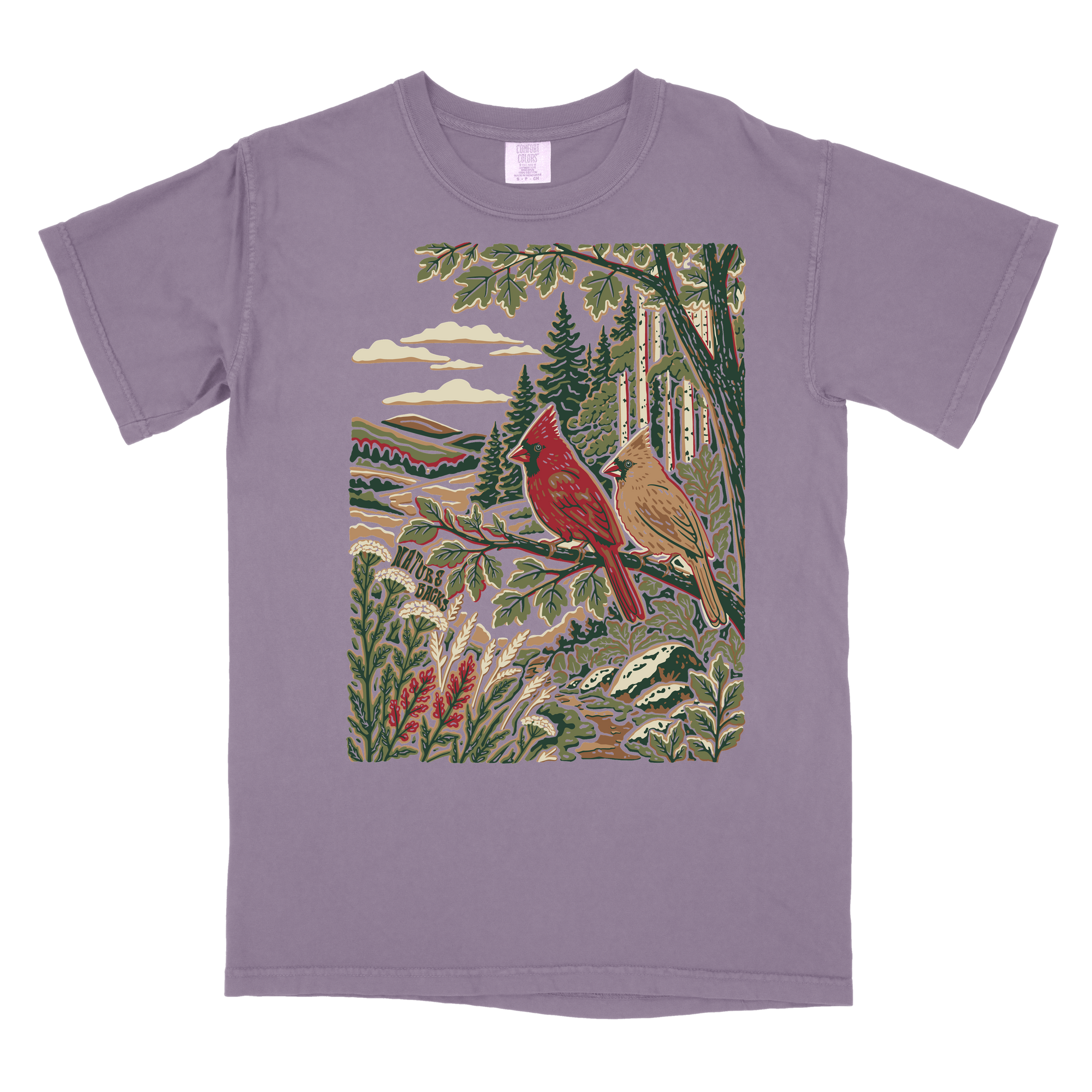 Crimson Cardinal Front Print