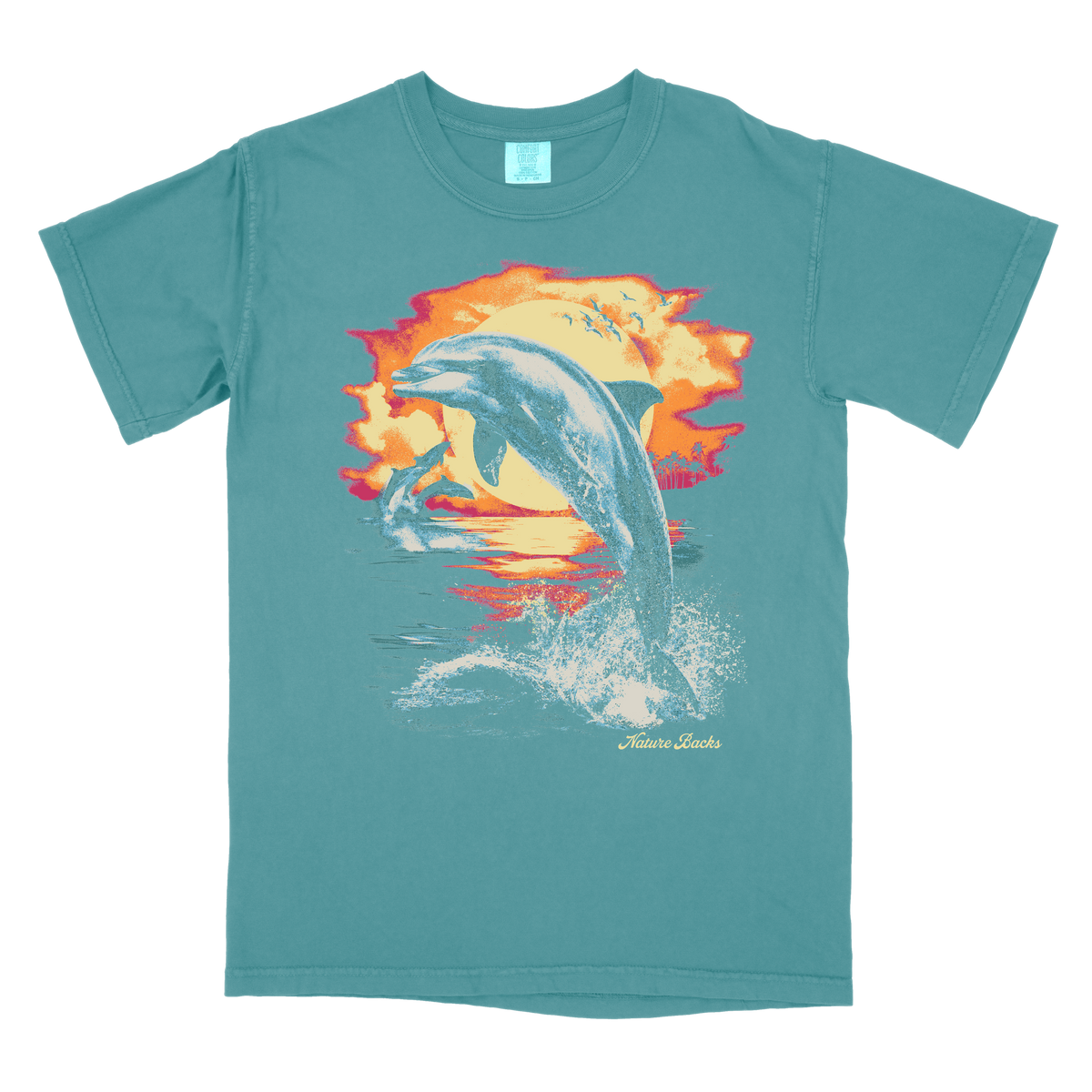 Dolphin Symphony Front Print