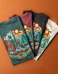 Nature Backs Comfort Colors Enchanted Natural Short Sleeve T-Shirt | Nature-Inspired Design on Ultra-Soft Fabric Flatlay