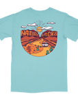Nature Backs Comfort Colors Traveler Chalky Mint  Short Sleeve T-Shirt | Nature-Inspired Design on Ultra-Soft Fabric