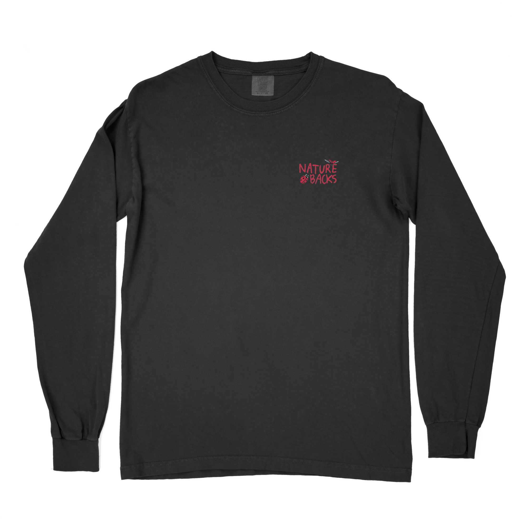 The Great Lady Bug Long Sleeve (Black) - Front