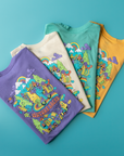 Nature Backs Comfort Colors Happy Days Twilight Short Sleeve T-Shirt | Nature-Inspired Design on Ultra-Soft Fabric Flatlay