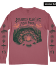 Pigeons Playing Ping Pong - Long Sleeve (Brick)