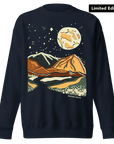 Supermoon Trail Front Print Sweater