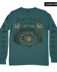 Pigeons Playing Ping Pong - Long Sleeve (Spruce)