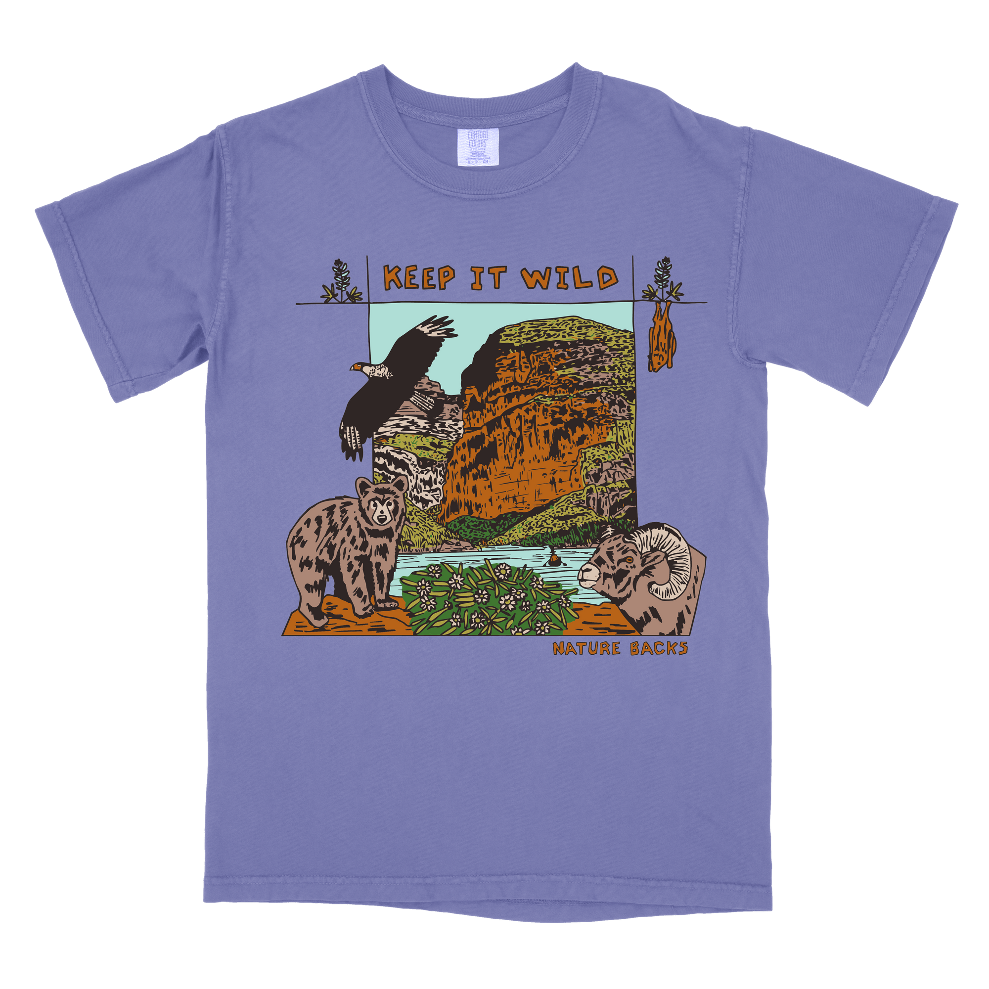 Keep It Wild Front Print