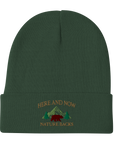 Here And Now Embroidered Beanie
