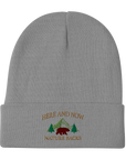 Here And Now Embroidered Beanie
