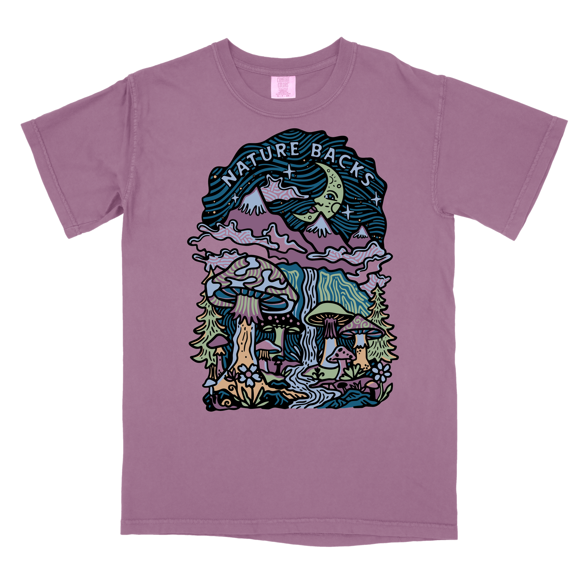 Mushroom Forest Front Print