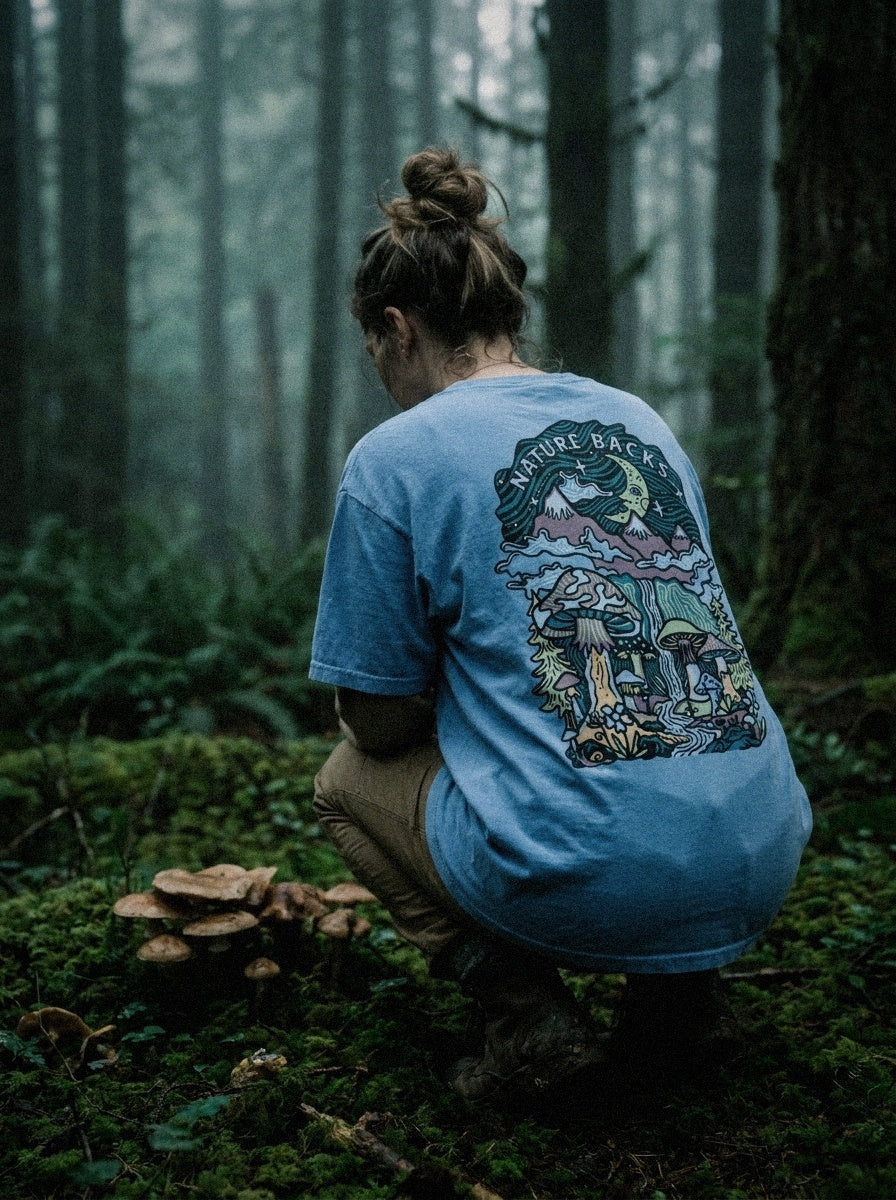 Mushroom Forest Front Print