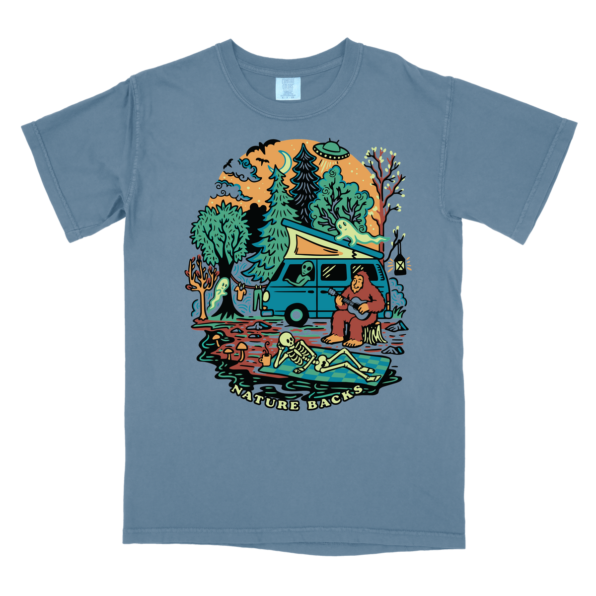 Paranormal Fall Front Print