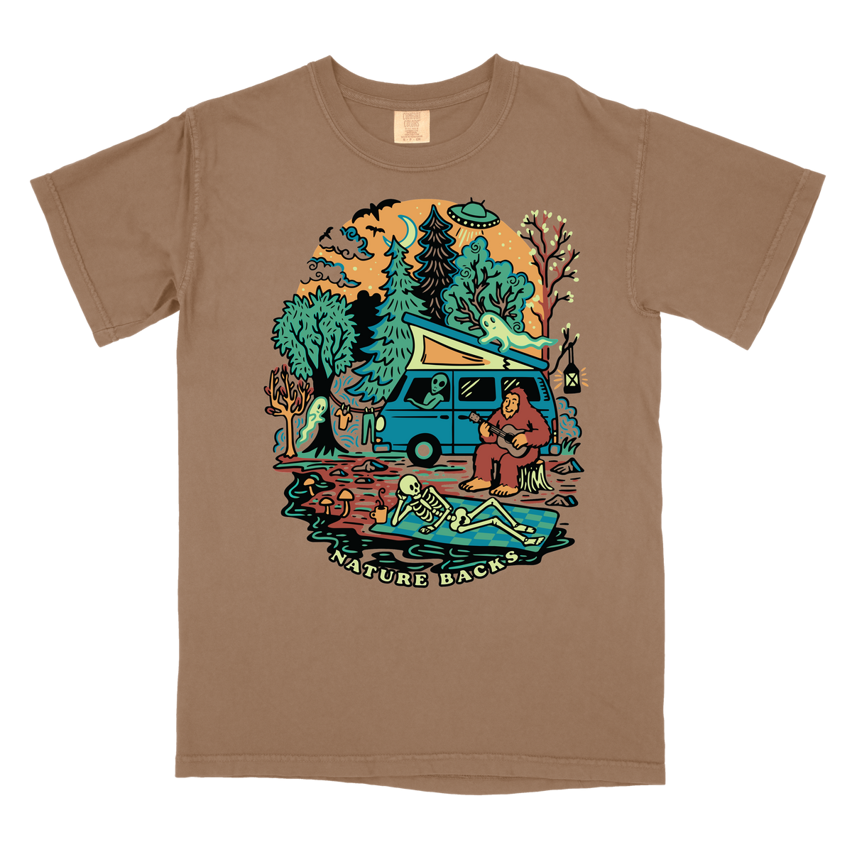Paranormal Fall Front Print