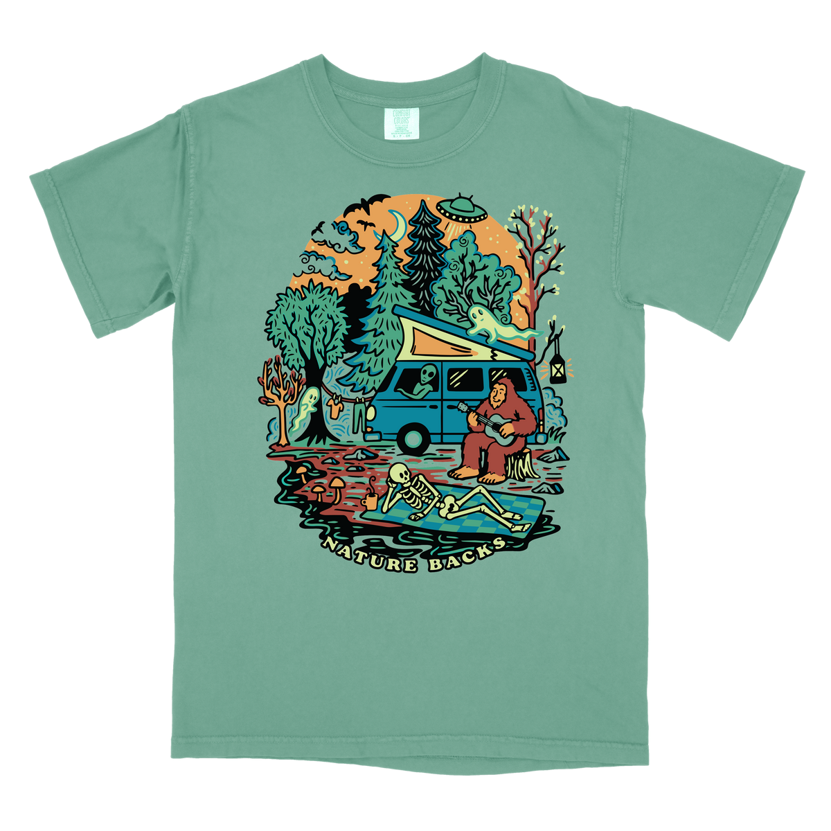 Paranormal Fall Front Print