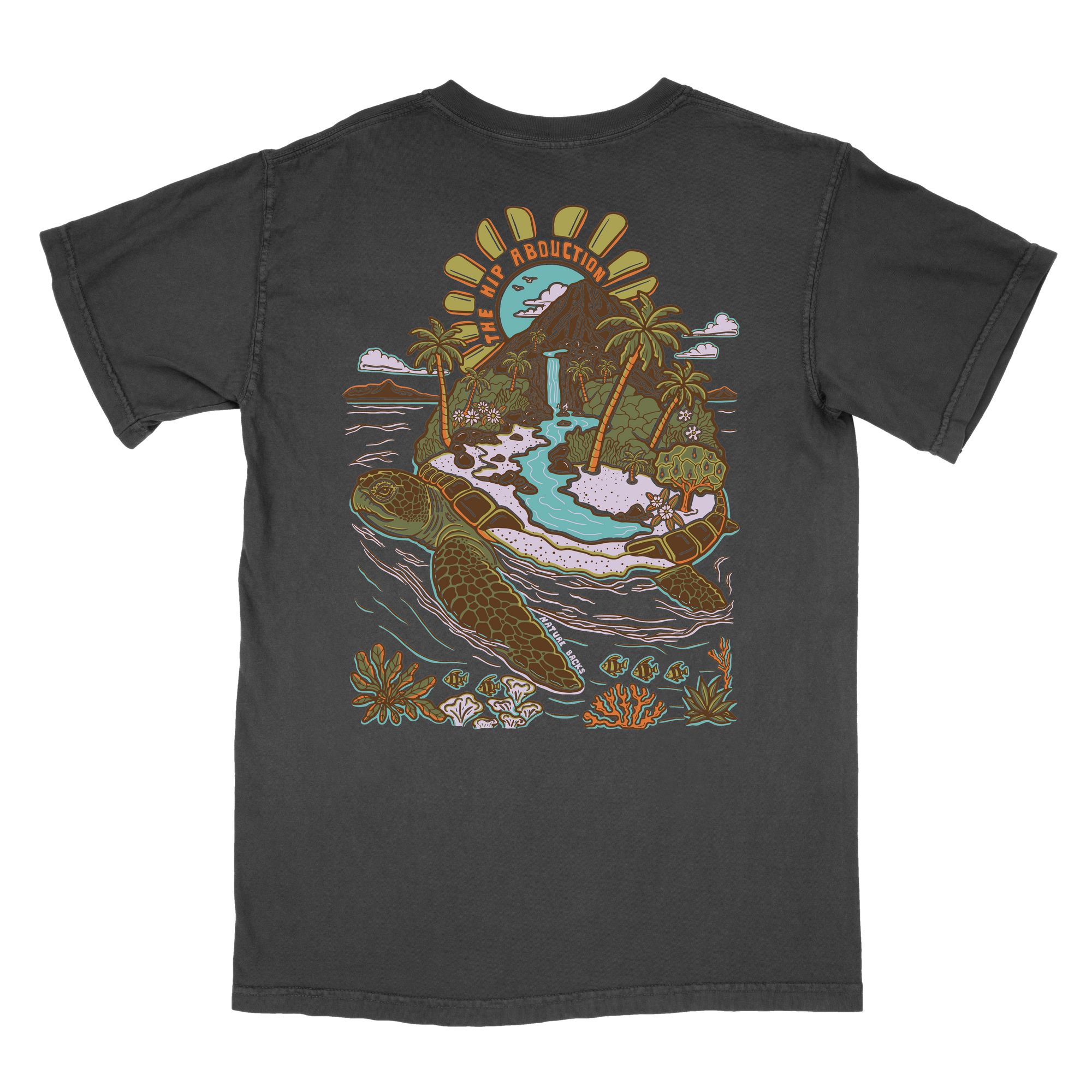 Sea Turtle Island (Black)