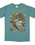 Sea Turtle Island Front Print