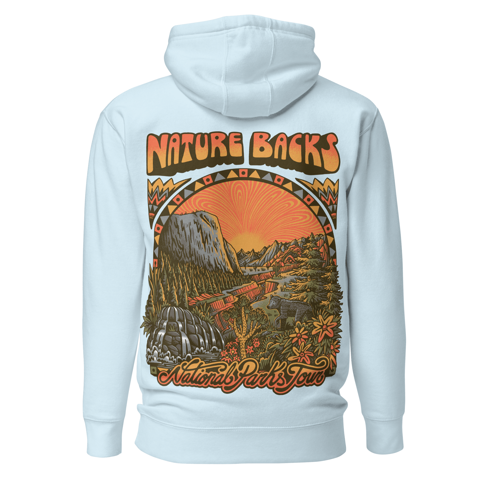 Yellowstone Sweatshirt National Parks Unisex Hoodie Soft Cotton