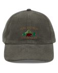 Here and Now Embroidered Corduroy Cap
