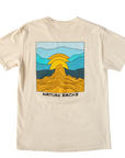 Nature Backs Limited Edition Short Sleeve 100% Organic Cotton T-Shirt | Limited Gradient Ivory Short Sleeve made with Eco-Friendly Fibers Sustainably made in the USA 