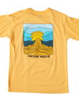 Nature Backs Limited Edition Short Sleeve 100% Organic Cotton T-Shirt | Limited Gradient Citrus Short Sleeve made with Eco-Friendly Fibers Sustainably made in the USA 
