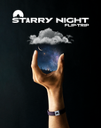 Nature Backs Flip-trip Bracelets | Starry Nights inspired design on a Reversible Super Soft and Stretchy Elastic Bracelet 