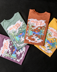Nature Backs Limited Edition Short Sleeve 100% Organic Cotton T-Shirt | Limited Sundazed Citrus Short Sleeve made with Eco-Friendly Fibers Sustainably made in the USA  Flat Lay 