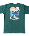 Nature Backs Limited Edition Short Sleeve 100% Organic Cotton T-Shirt | Limited Sundazed Spruce Short Sleeve made with Eco-Friendly Fibers Sustainably made in the USA 