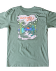 Nature Backs Limited Edition Short Sleeve 100% Organic Cotton T-Shirt | Limited Sundazed Bay Short Sleeve made with Eco-Friendly Fibers Sustainably made in the USA 