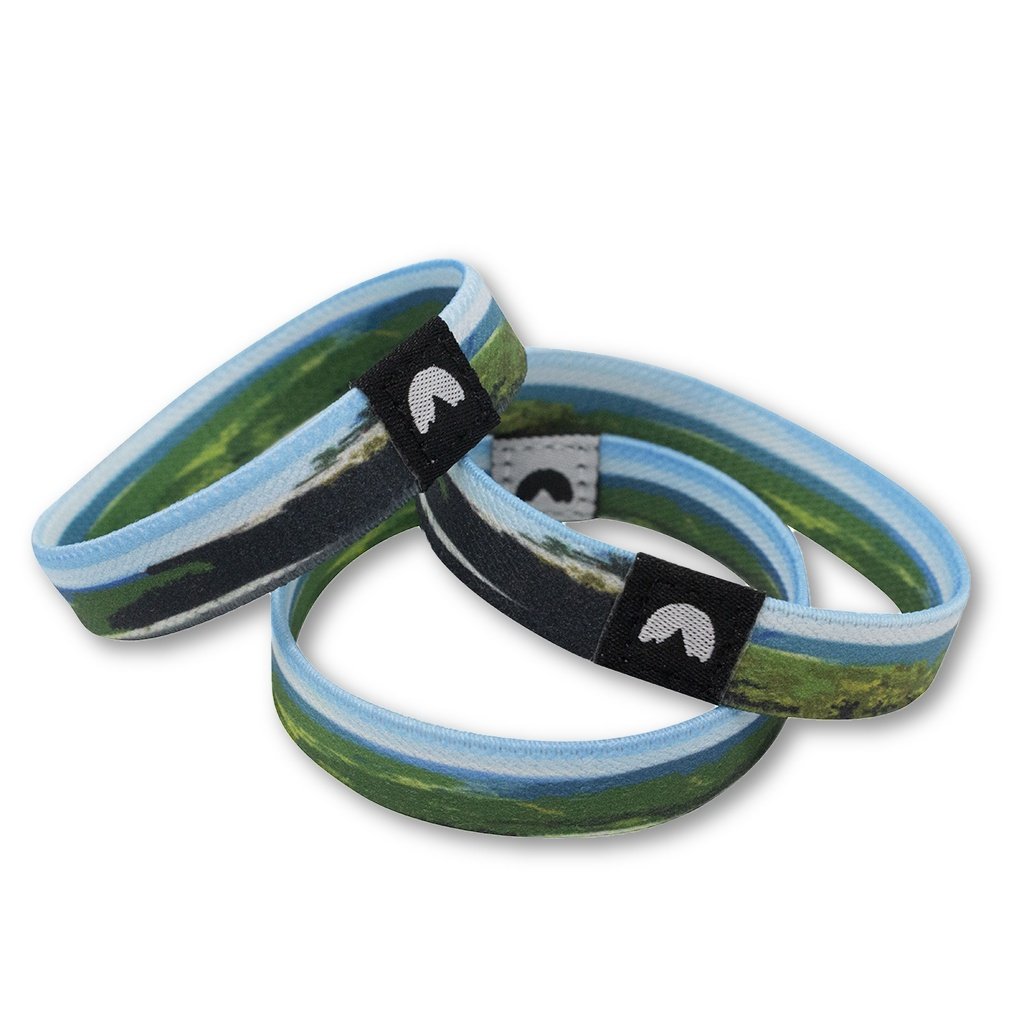 Nature Backs Flip-trip Bracelets | Appalachian Trail National Park inspired design on a Reversible Super Soft and Stretchy Elastic Bracelet 