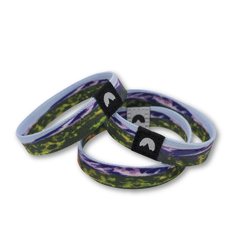 Nature Backs Flip-trip Bracelets | Rocky Mountains National Park inspired design on a Reversible Super Soft and Stretchy Elastic Bracelet 